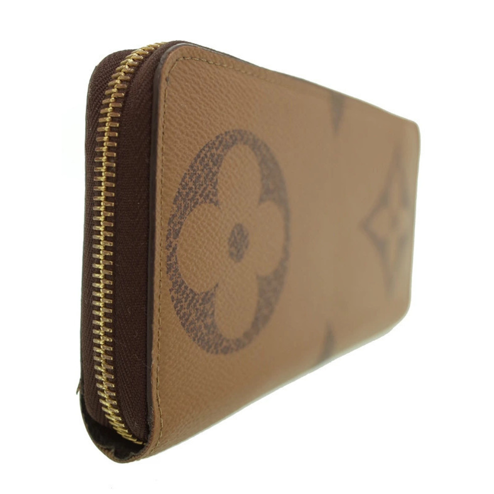 Louis Vuitton Zippy Reverse Round Long Wallet Zipper Giant Monogram